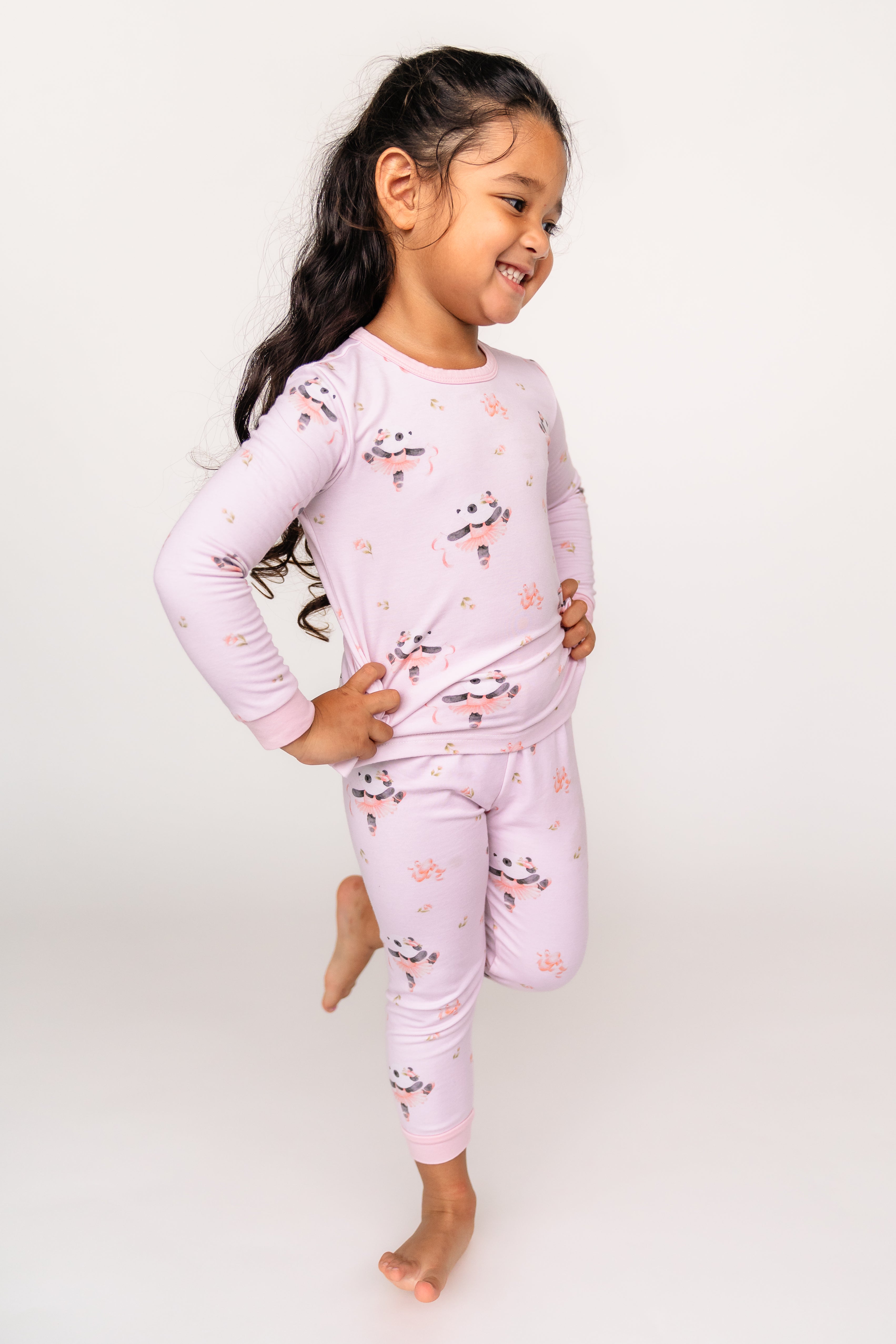 Tencel Long Sleeve Pyjamas Kids Toddler Kids Little Child Modal