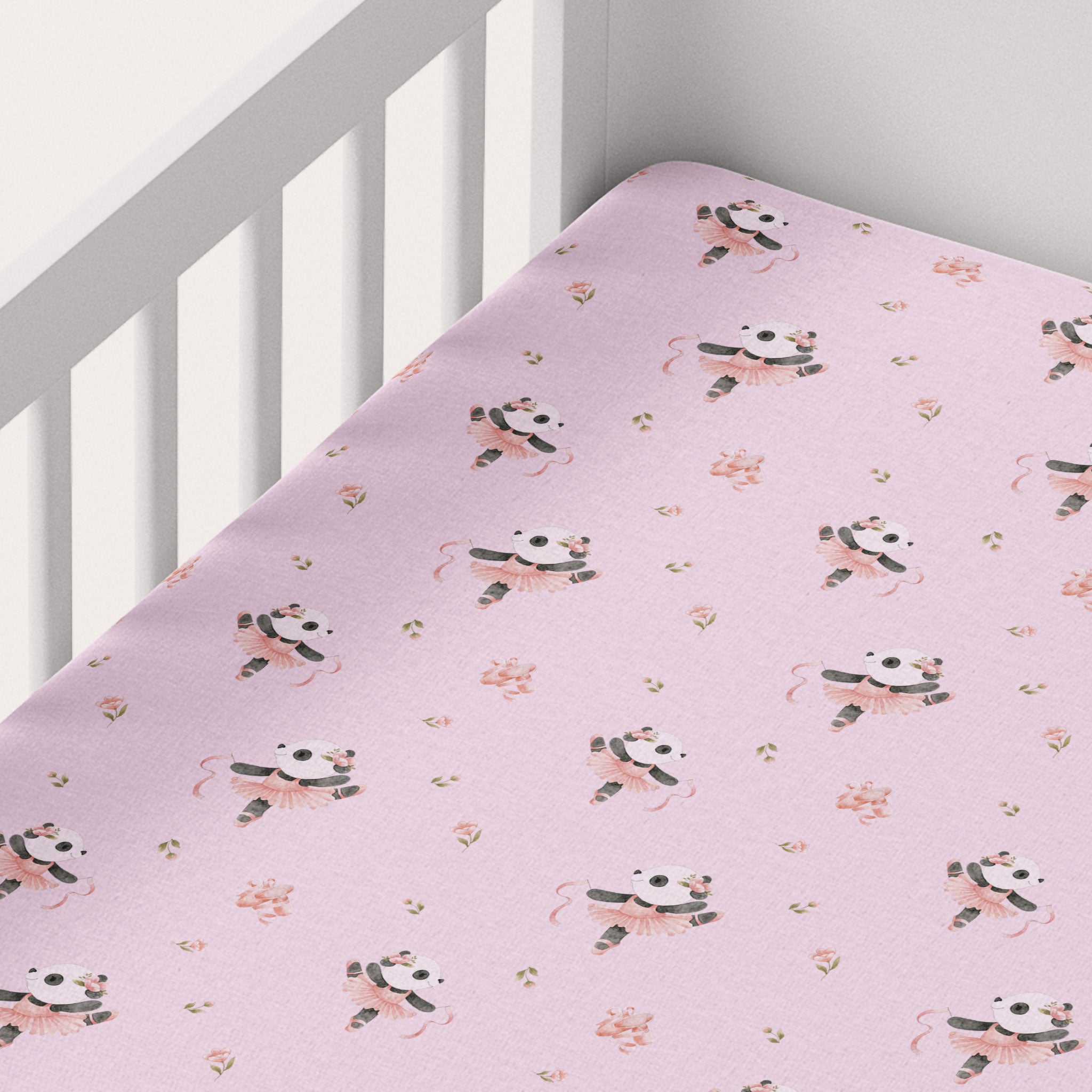 Ballerina Panda Cot Sheet