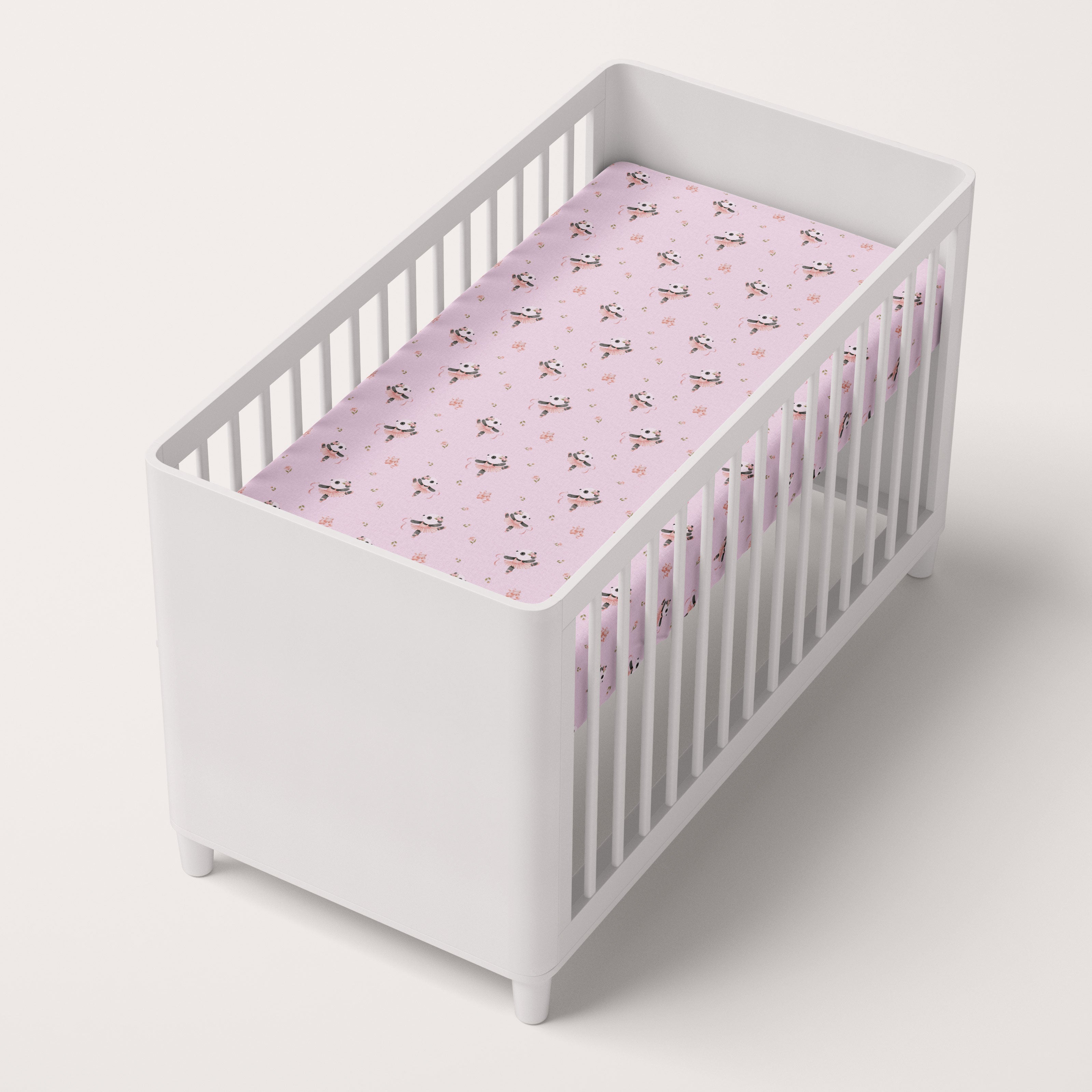 Ballerina Panda Cot Sheet