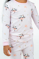 Ballerina Panda Ultra Soft, hypoallergenic and breathable TENCEL™ Long Sleeve Pyjama Set