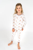 Farmer Squirrel Long Sleeve Pyjamas Set