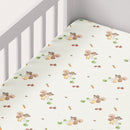 Farmer Squirrel Cot Sheet