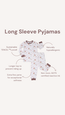 Farmer Squirrel Ultra Soft, hypoallergenic and breathable TENCEL™ Long Sleeve PJ Set